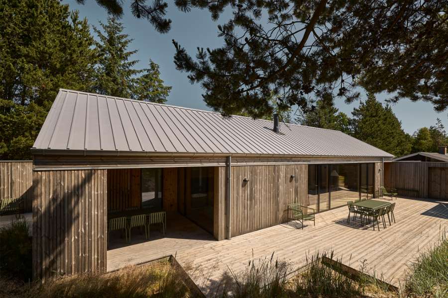 Summer cottage in Hals clad with DS Rib Sheets 22-270